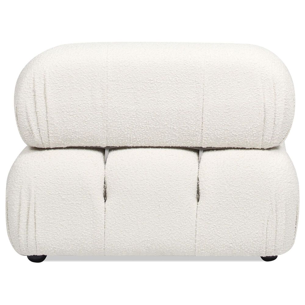 Jennifer Taylor Home Marcel Lounge Arm Chair in Ivory White, , large