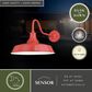 Vaxcel Dorado 15" 1-Light Outdoor Wall Sconce in Red, , large