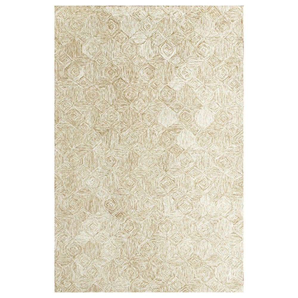 L&R Resources Aurora Geometric Beige 9" x 12" Area Rug, , large