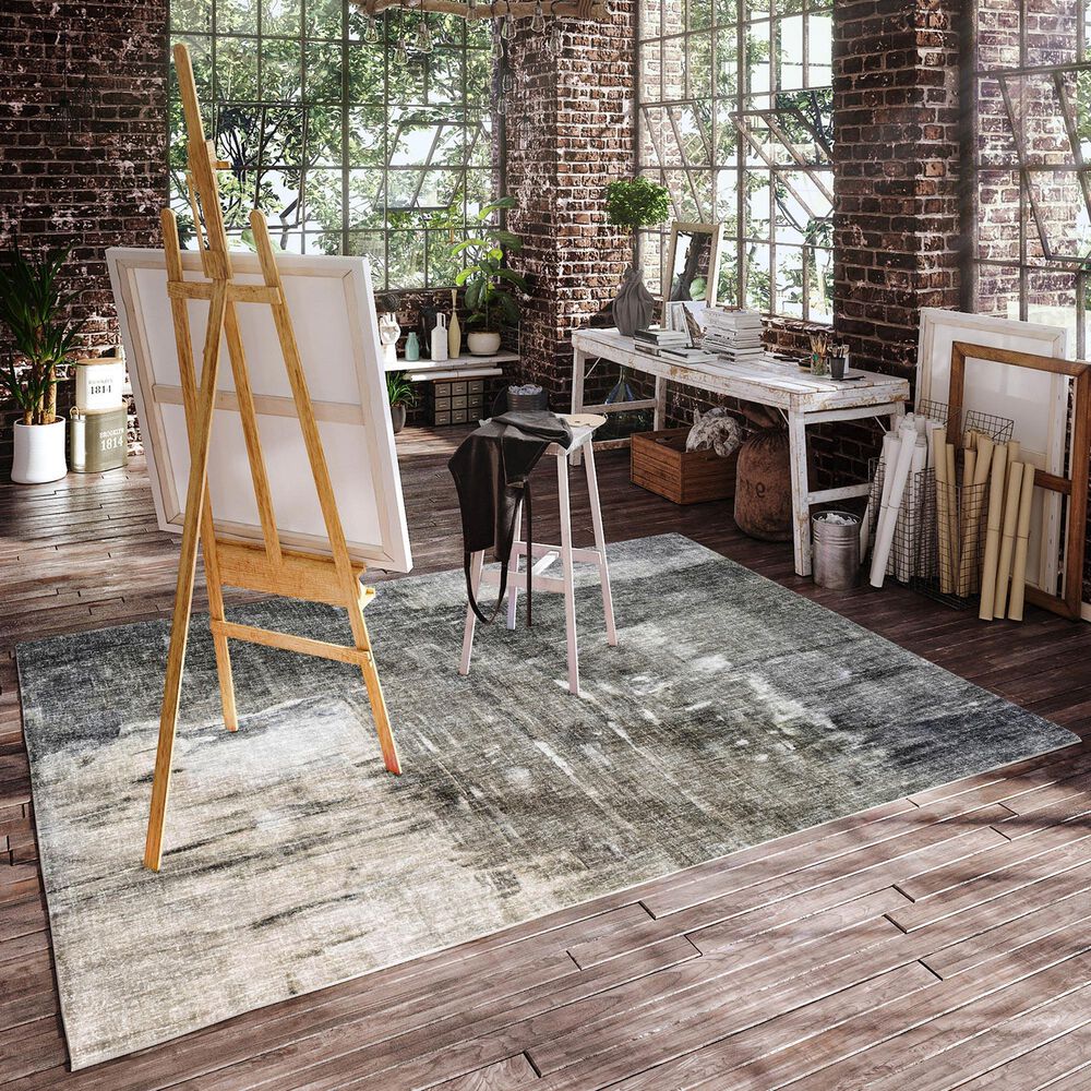 Dalyn Rug Company Boca BO2 Gray 8&#39; x 10&#39; Area Rug, , large
