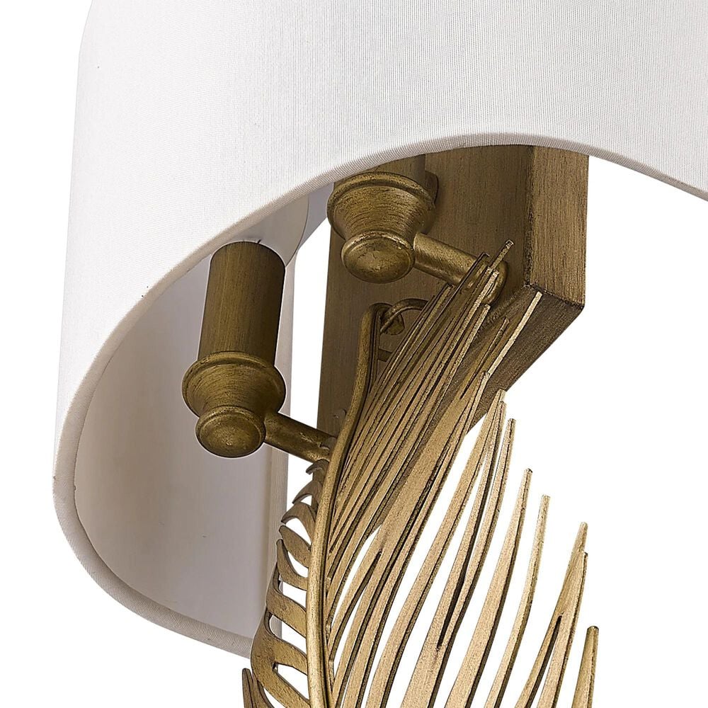 Golden Lighting Cay 2-Light Wall Sconce in Vintage Fired Gold, , large