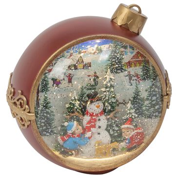 The Gerson Company 7.75" Musical Ornament Water Globe, , large