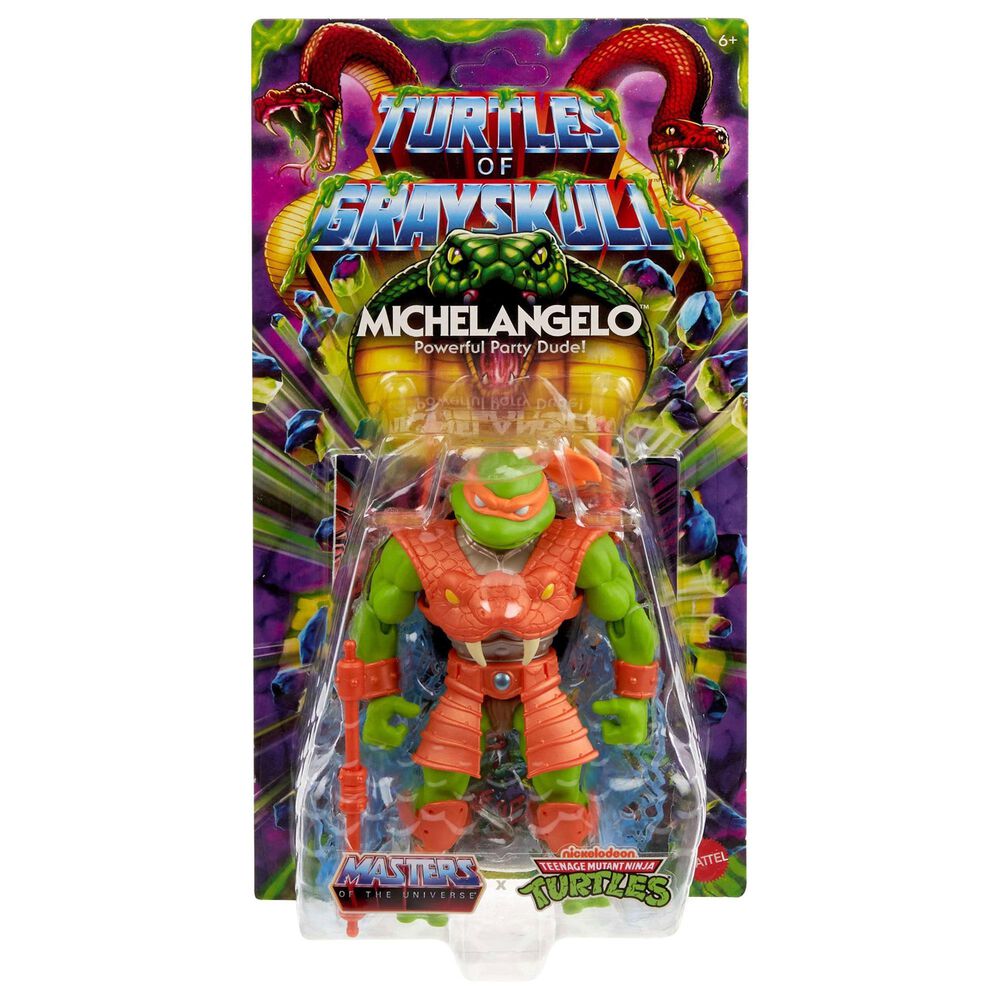 Barbie Origins Turtles Of Grayskull Action Figure - Michelangelo in Multicolor, , large