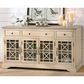 Waltham Craftsman 60" TV Console in Antique Cream, , large