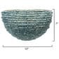 Jamie Young Direct Ship Reef 1-Light Beaded Demi Lune Wall Sconce in Blue, , large