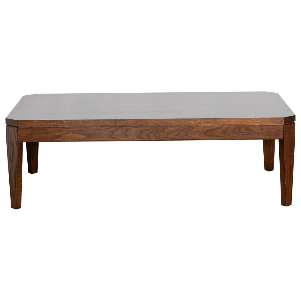 Sherrill Occasional Truman Rectangular Cocktail Table in Carob Brown, , large