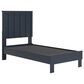 Ashley Simmenfort Twin Platform Bed in Navy Blue, , large