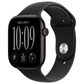 Apple Watch Series 12 (GPS) 46mm Black Aluminum Case with Black Sport Band - M/L, , large