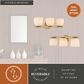Vaxcel Bosworth 3-Light Bathroom Vanity in Muted Brass, , large