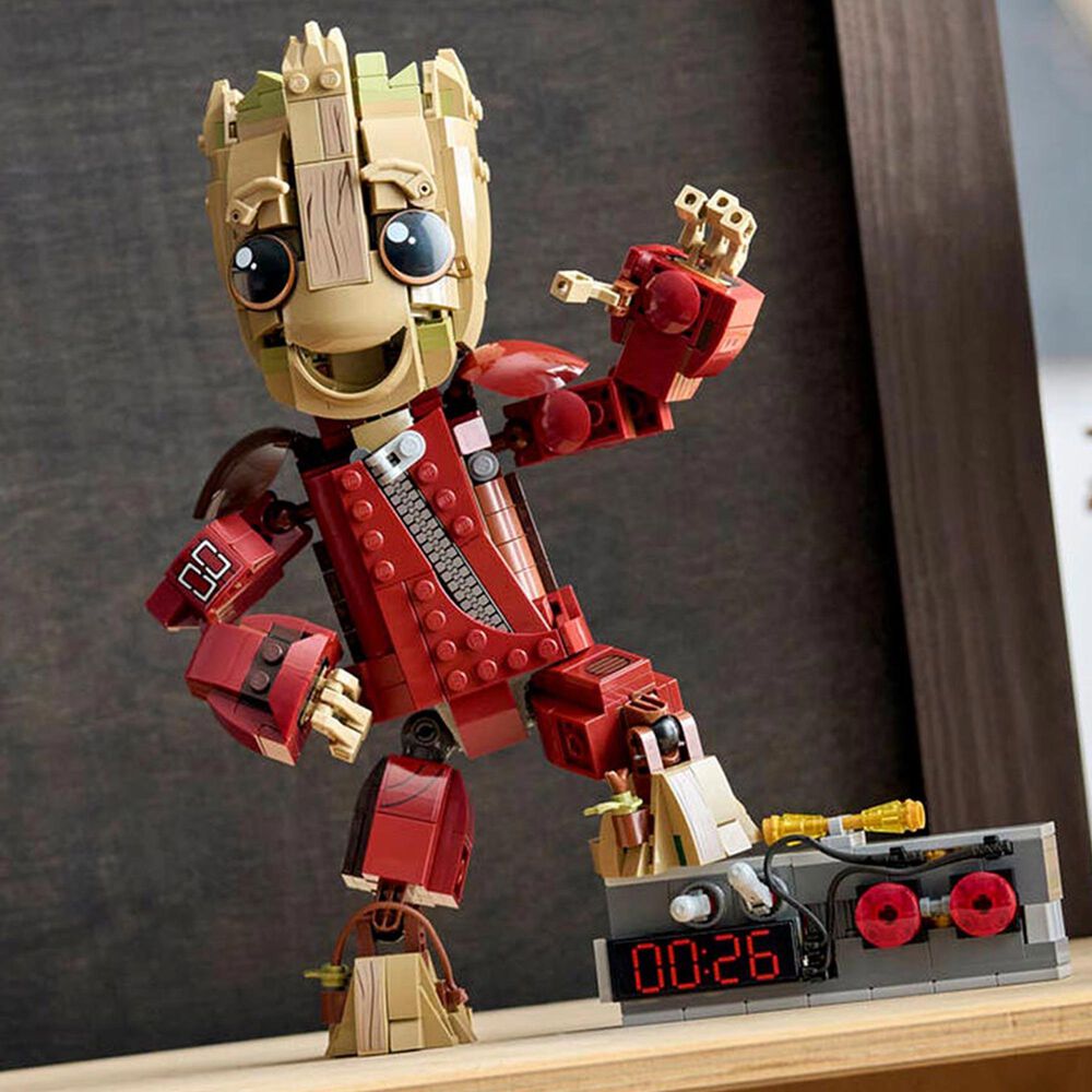 LEGO Marvel Ravager Jumpsuit Groot Building Set, , large
