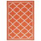 Safavieh Bermuda 4" x 6" Rust and Ivory Indoor/Outdoor Area Performance Rug, , large