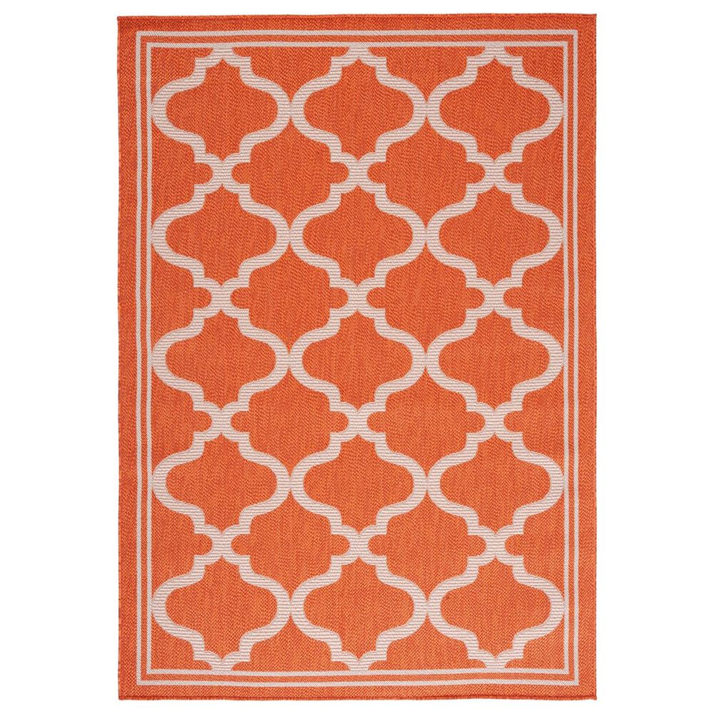 Safavieh Bermuda 4" x 6" Rust and Ivory Indoor/Outdoor Area Performance Rug, , large