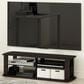 HOMLUX 43.3" Modern Entertainment Center TV Stand in Dark Brown, , large