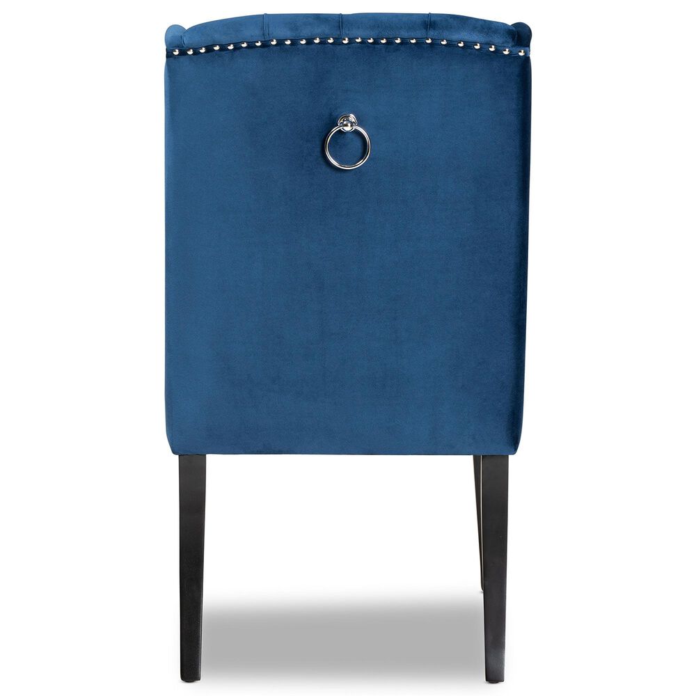 Baxton Studio Lamont Side Chair in Dark Brown, , large