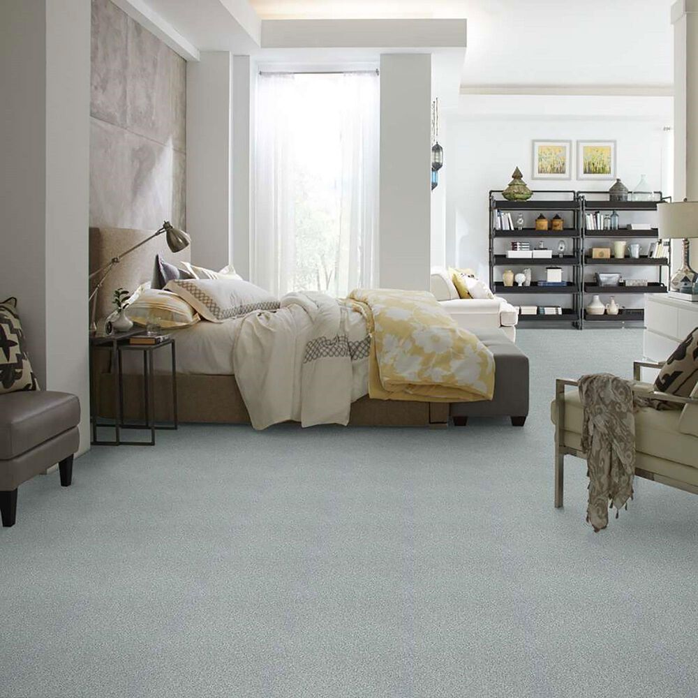 Shaw Find Your Comfort TT Blue Carpet in Water&#39;s Edge, , large