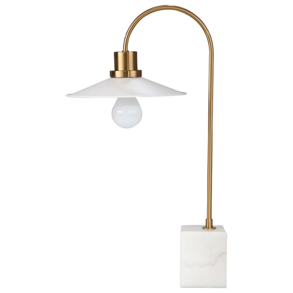 Sagebrook Home 24" Table Lamp in White and Gold, , large