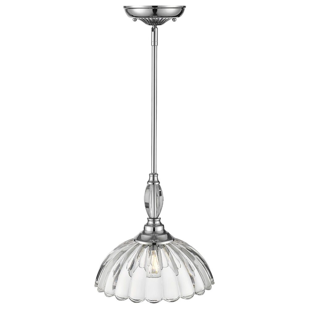 Golden Lighting Audra 1-Light Pendant in Pewter, , large