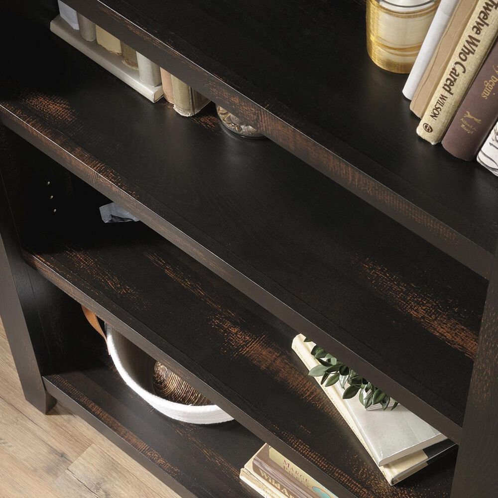 Sauder Dakota Pass 5-Shelf Bookcase in Char Pine, , large