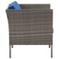 CorLiving Parksville 8-Piece Patio Sectional Set in Blended Grey/Oxford Blue, , large