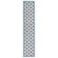 Nourison Aloha ALH26 2"3" x 12" Blue and Grey Indoor/Outdoor Runner, , large