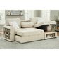 Modern Market Stationary Right Facing Sofa Bed with Bluetooth Speaker in Ivory, , large