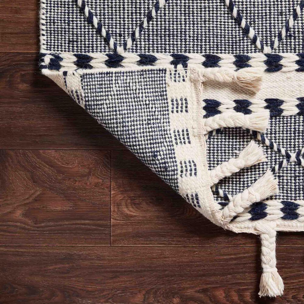 Loloi II Sawyer SAW-02 3&#39;6&quot; x 5&#39;6&quot; Navy Area Rug, , large