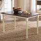Baxton Studio Napoleon Dining Table in Antique cherry and Buttermilk - Table Only, , large