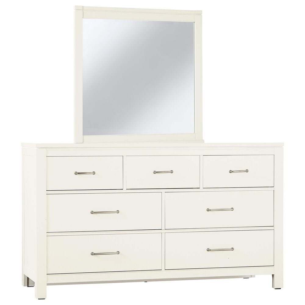 Viceray Collections Tide and Timber 5 Piece Full Poster Bedroom Set in White Maple, , large