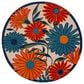 Nourison Aloha 10" Round Multicolor Indoor/Outdoor Area Rug, , large