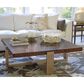Lexington Home Brands Rendevous Holloway Square Cocktail Table in Chester and Rose Gold, , large