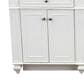 James Martin Vanities Bristol 72" Double Bathroom Vanity in Bright White with 3 cm White Zeus Quartz Top and Rectangular Sinks, , large