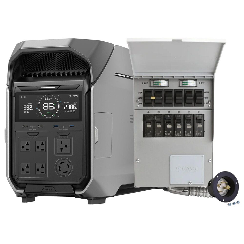 Ecoflow Delta Pro 3 Portable Power Station in Silver, , large