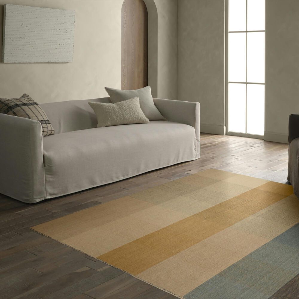 Jaipur Pleda Brixton Brown and Camel Gray 7'9" x 9'9" Area Rug, , large