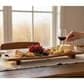 Housewares International 28" x 10" Double Handle Footed Serving Board in Brown, , large