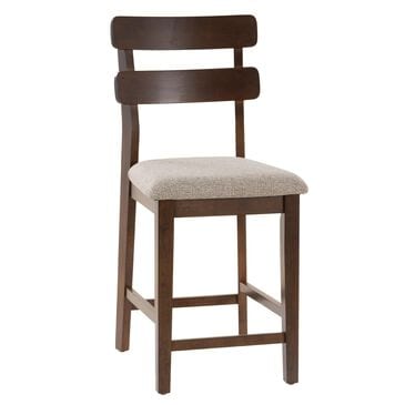 Linden Boulevard Daly Counter Stool in Brown Finish, , large