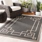 Surya Alfresco 5"11" x 8"10" Black, Brown and Beige Indoor/Outdoor Area Rug, , large