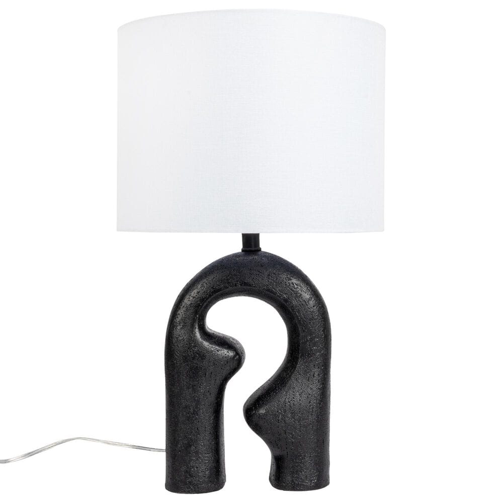 Creative Coop Sydney Abstract Table Lamp in Black, , large