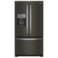 Whirlpool 24.7 Cu. Ft. French Door Refrigerator in Black Stainless Steel, , large