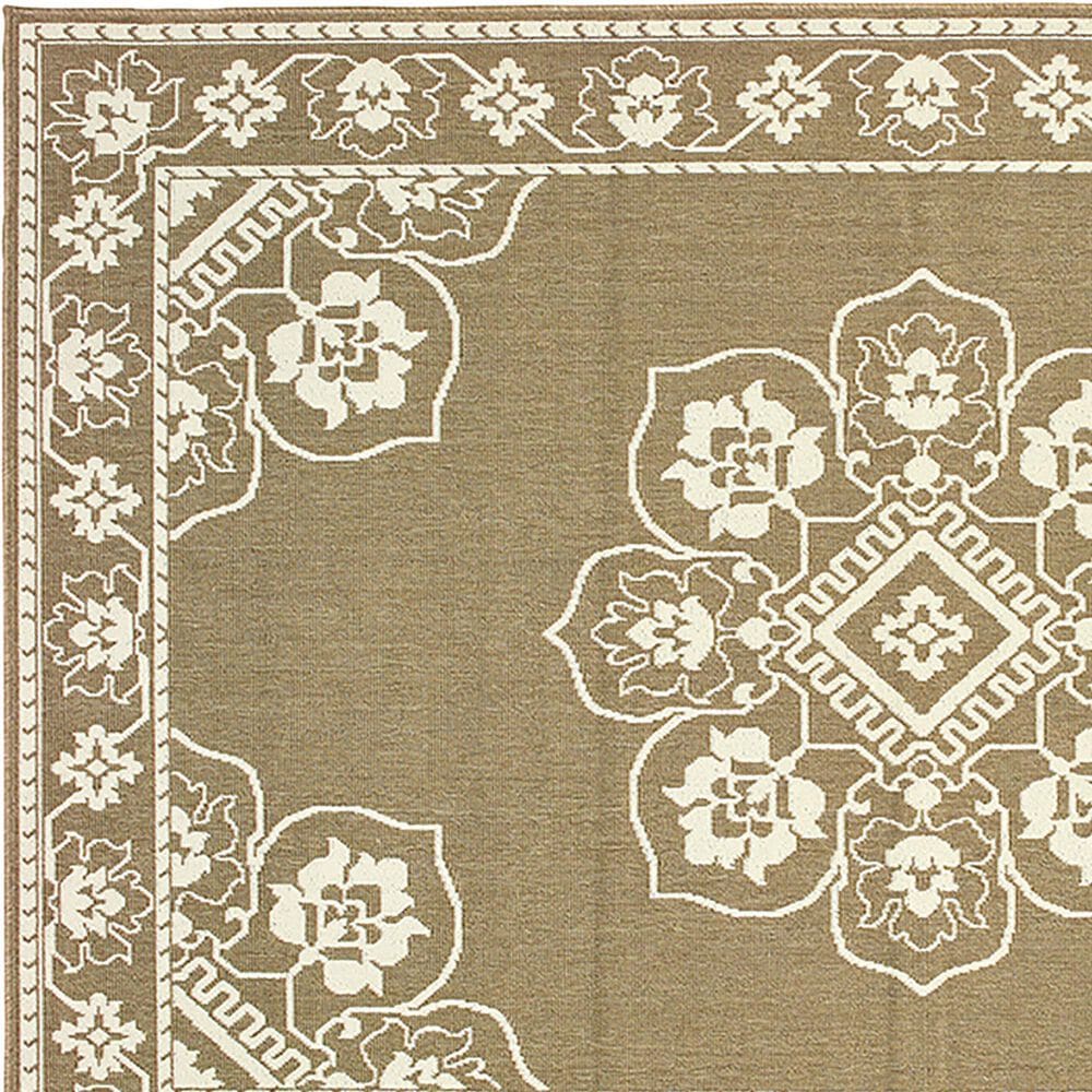 Oriental Weavers Marina 7&#39;10&quot; Round Tan and Ivory Area Rug, , large