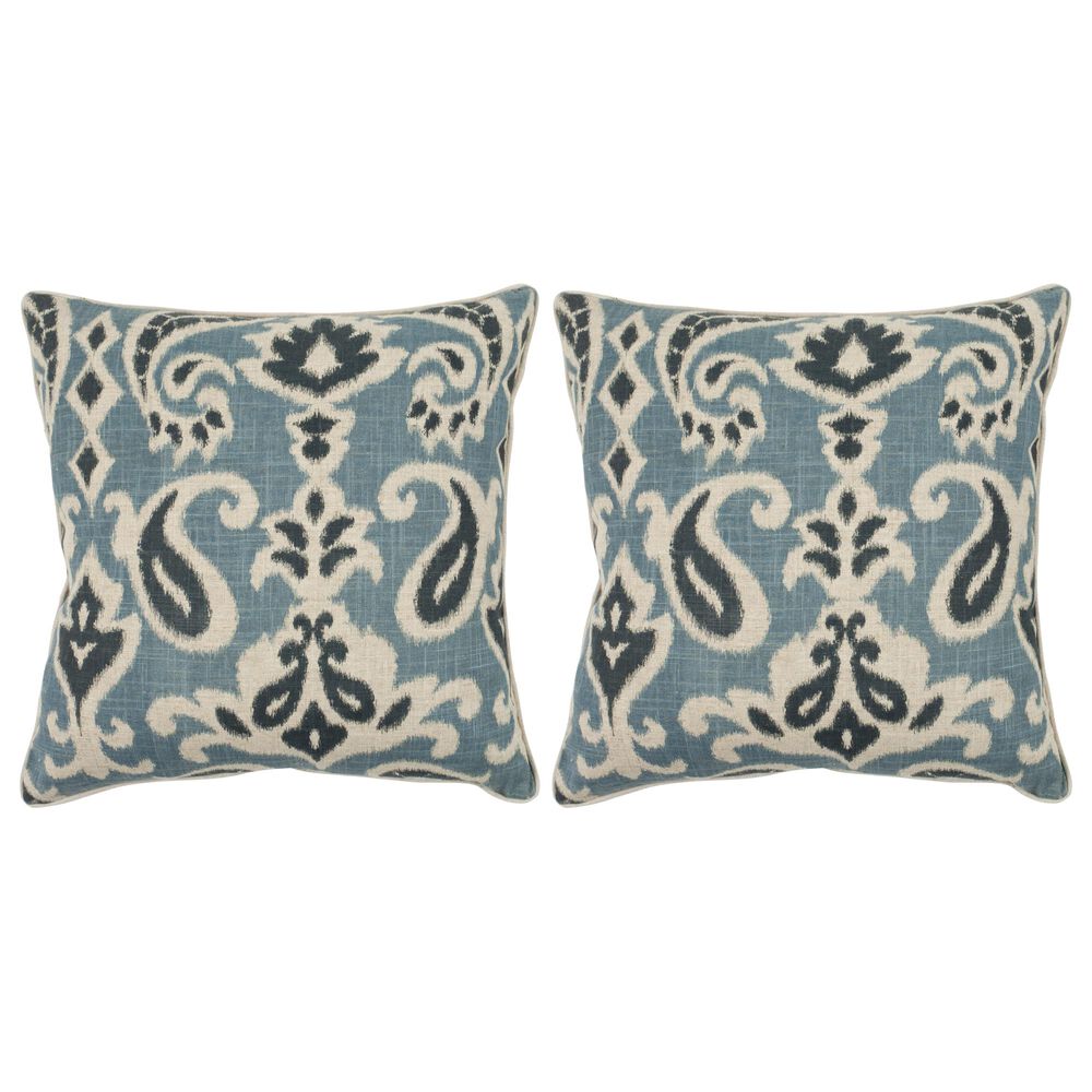 Safavieh Dylan Pillow in Blue (Set of 2), , large