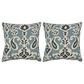 Safavieh Dylan Pillow in Blue (Set of 2), , large