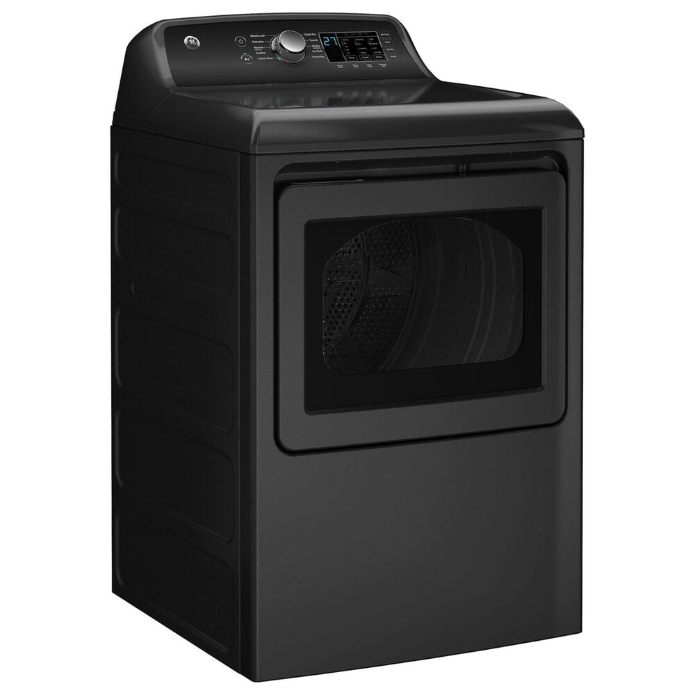 GE Appliances 7.4 Cu. Ft. Gas Dryer with Sensor Dry in Diamond Gray, , large