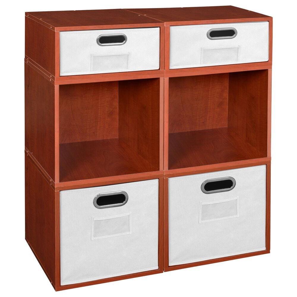 Regency Global Sourcing Niche Cubo 6-Piece Storage Set in Cherry/White, , large