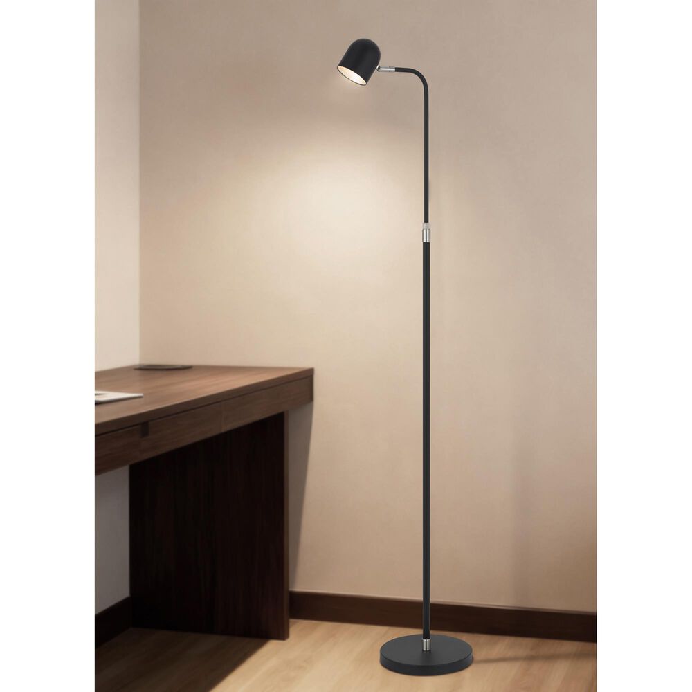 Cal Lighting Stratus Floor Lamp in Sand Black, , large