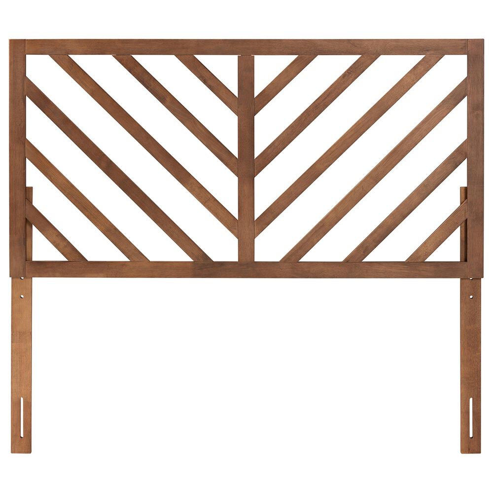 Baxton Studio Belisma King Slat Headboard in Ash Walnut, , large