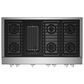 JennAir 48" Noir Professional Gas Rangetop in Stainless Steel, , large