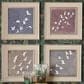 Slatehouse Flocking Feathers 28" x 28" Wall Art in Multicolor (Set of 4), , large