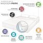 Hampton Park Madison Park 4-Piece Luxurious Brushed Microfiber Deep Pocket Full Sheet Set in Seafoam, , large