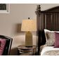 Cal Lighting Indio Wicker Basket Table Lamp in Brown and Black, , large