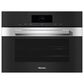 Miele PureLine 24" Combi-Steam Smart Single Electric Wall Oven XL with Convection in Stainless Steel, , large